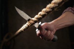 tagliare la corda