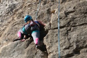 top rope climbing