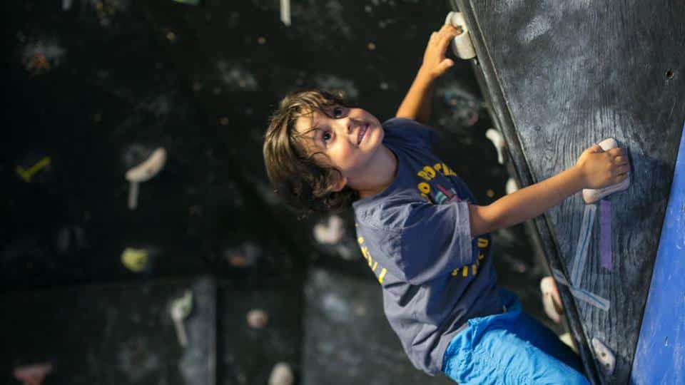 arrampicata bambini