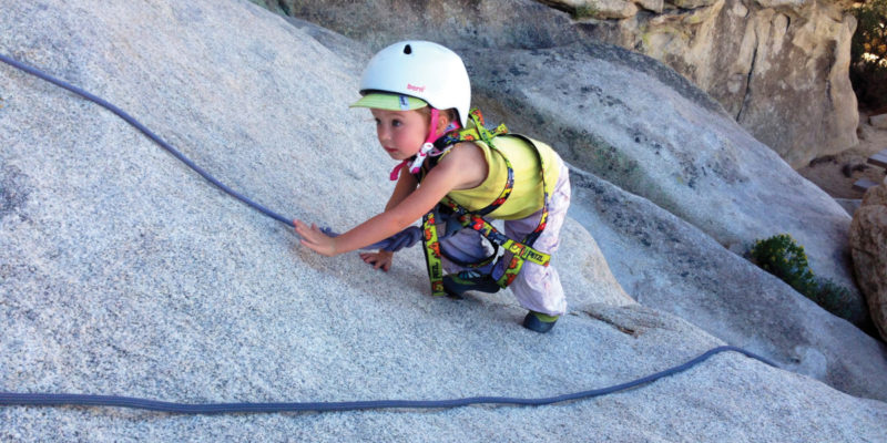 bambini e arrampicata