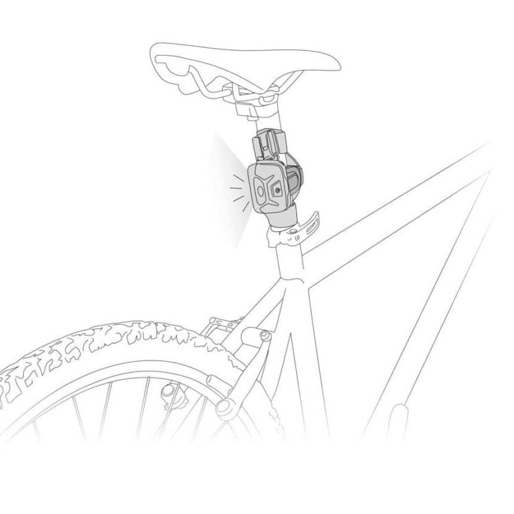 Petzl Bike Adapt supporto per attacco di frontale su manubrio bicicletta - immagine 3