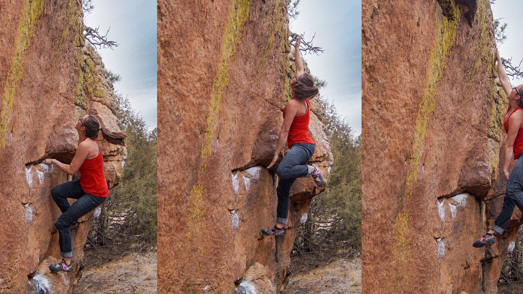lancio arrampicata