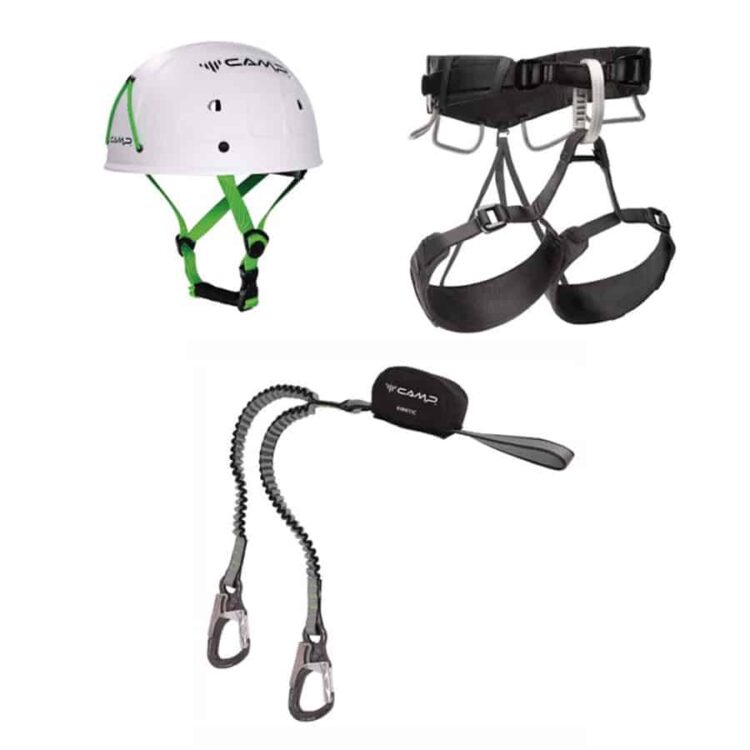 Via Ferrata Kit 02 imbrago casco e set
