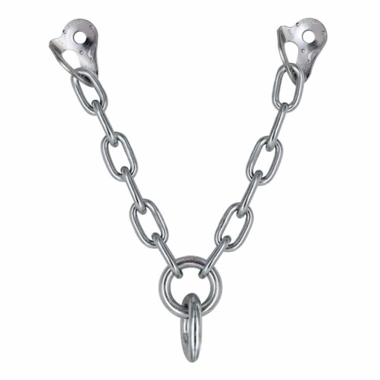 fixe v belay station