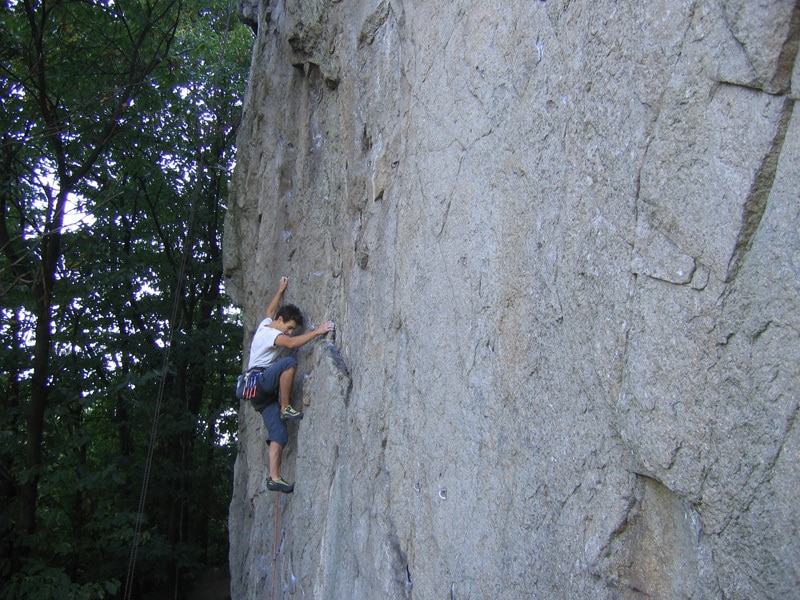 arrampicare su trachite
