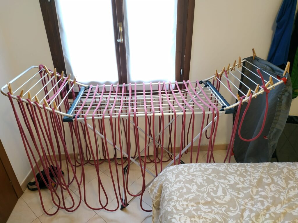 preservare la corda con il lavaggio