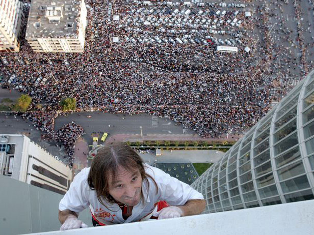 alain robert - spiderman