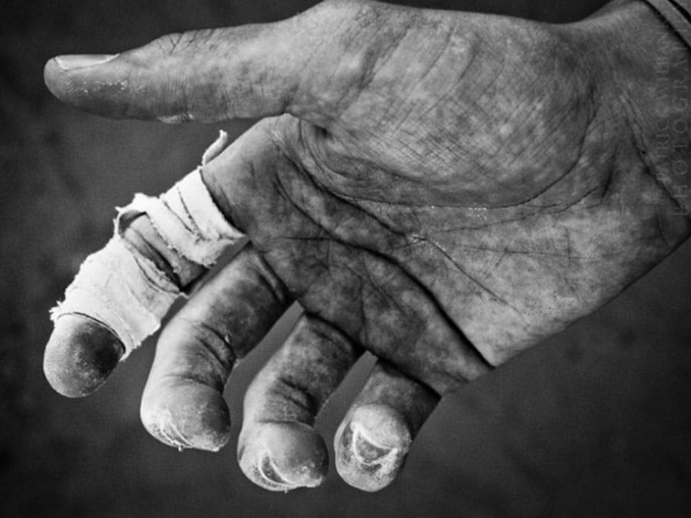 nastro per dita arrampicata