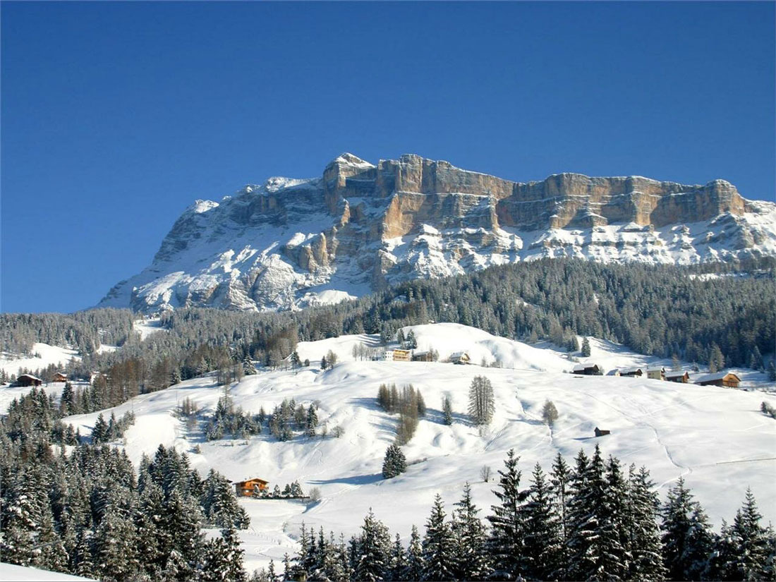 "Tru di lec" - sentiero dei laghi con la neve