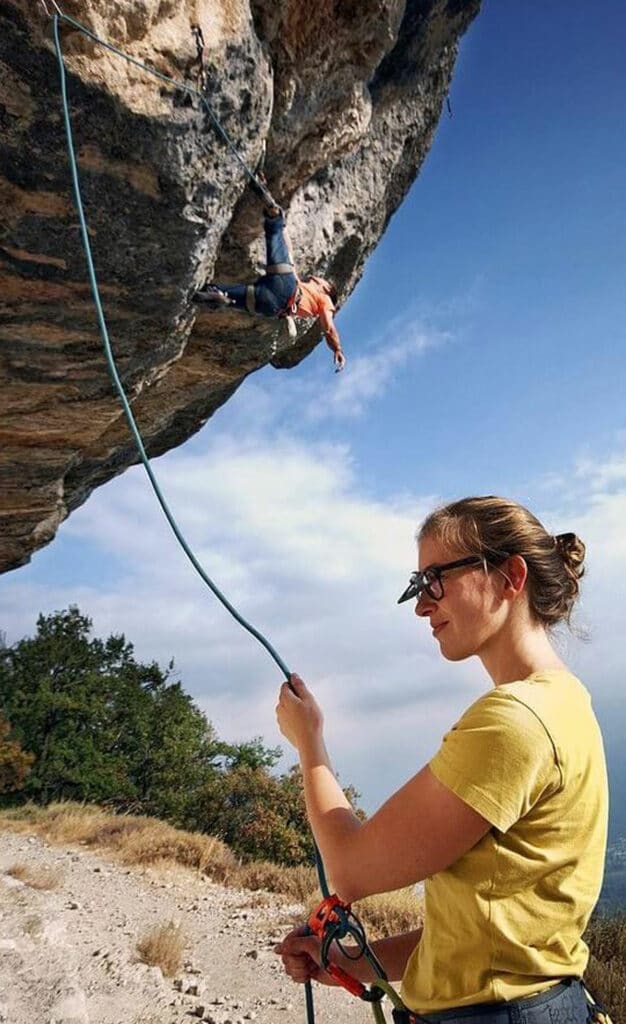 san valentino climber coppia arrampicata