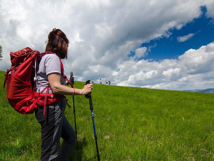 le dimensioni contano... bastoncini da trekking