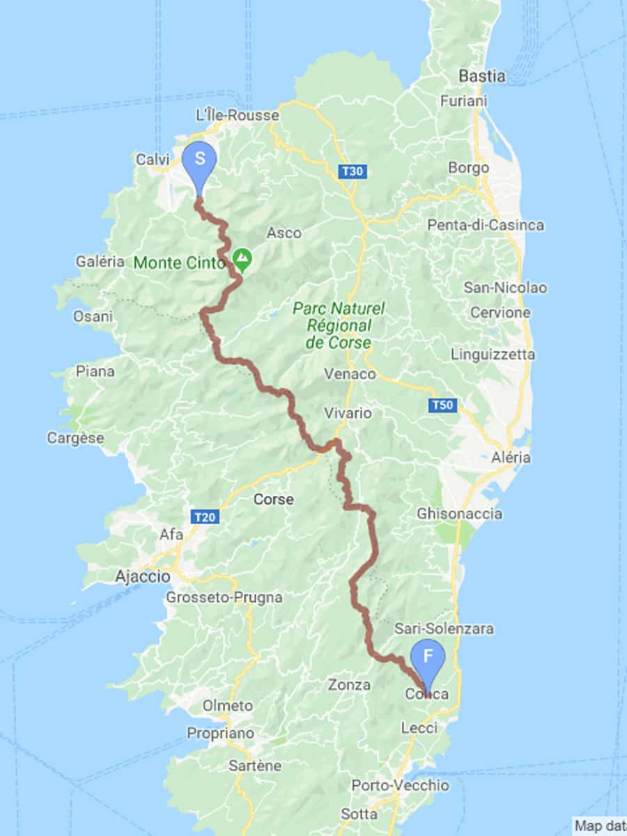 GR20 corsica