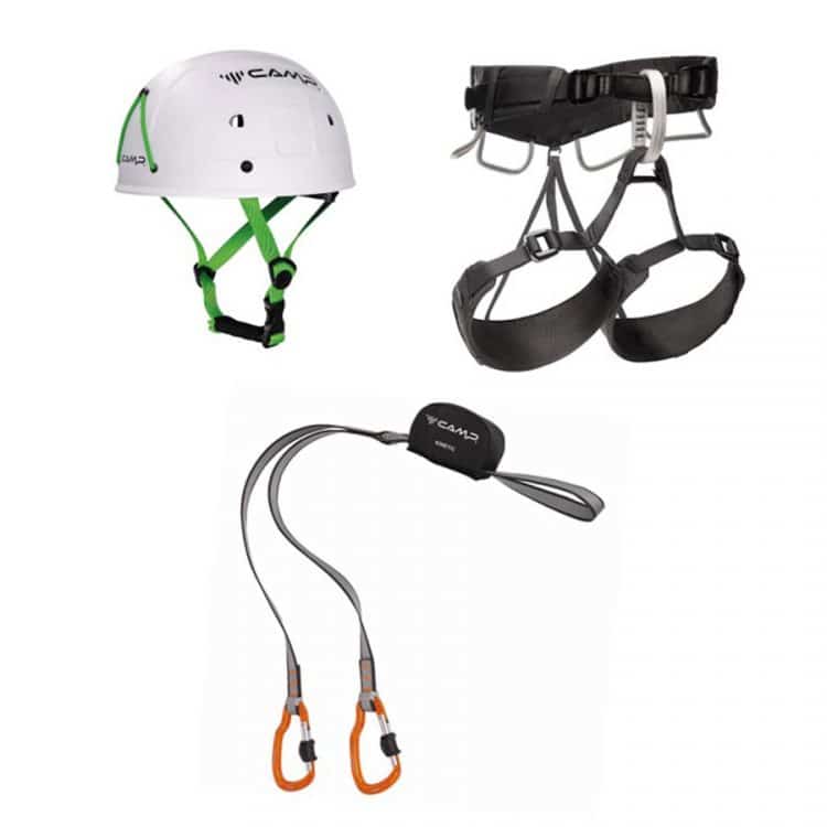 Via Ferrata Kit 01 imbrago casco e set