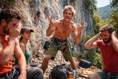 disturbare in falesia