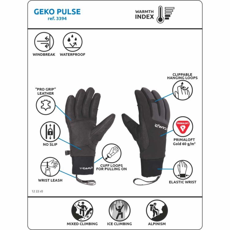 Camp Geko Pulse guanti da alpinismo e cascate - immagine 6