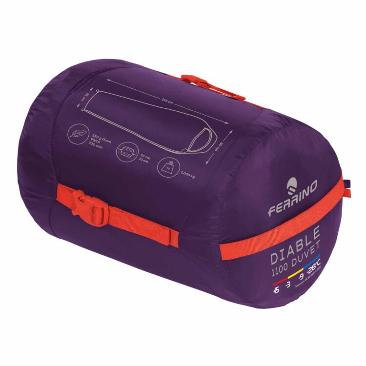 Ferrino Diable 1100 Duvet rds down saccoletto in piuma - Image 3