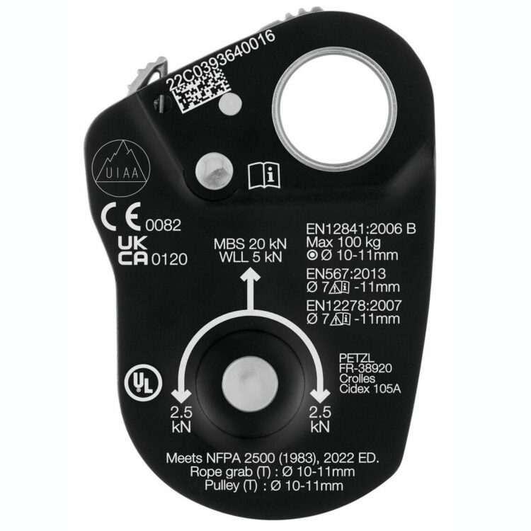 Petzl Mini Traxion Carrucola bloccante apribile ad alto rendimento - immagine 2