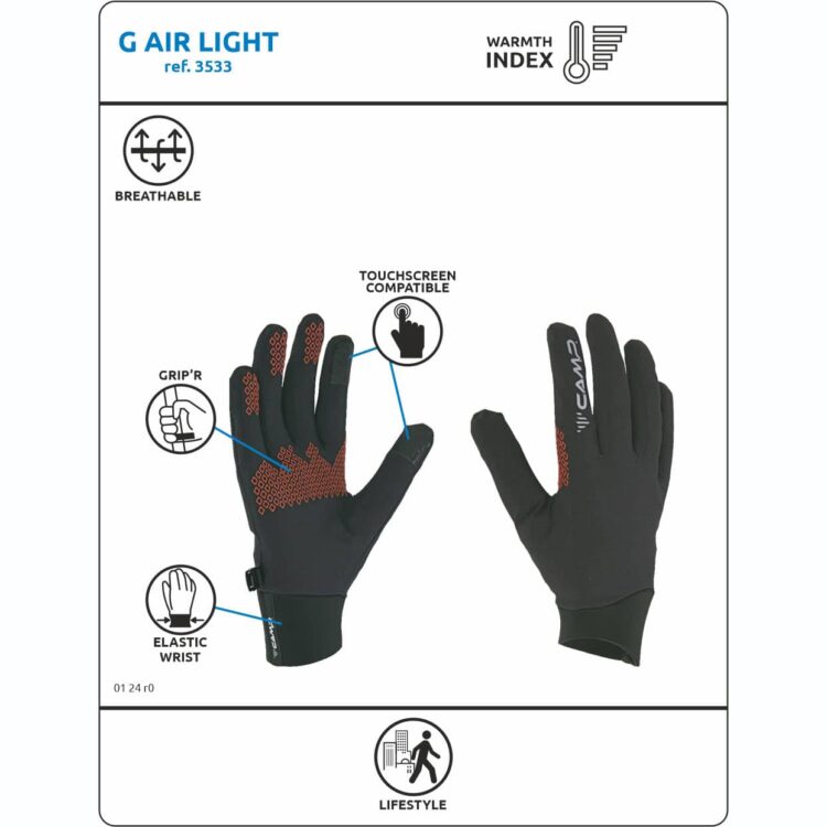 Camp G Air Light guanti leggeri traspiranti da outdoor - Image 4